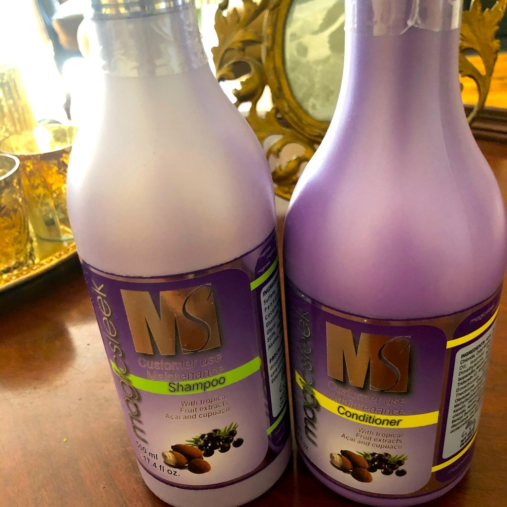 Magic Sleek shampoo & conditioner for Keratin